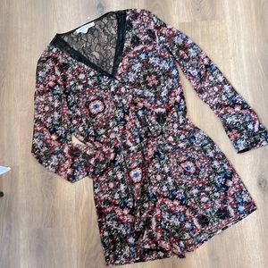 BCBG Romper Kaleidoscope Print
